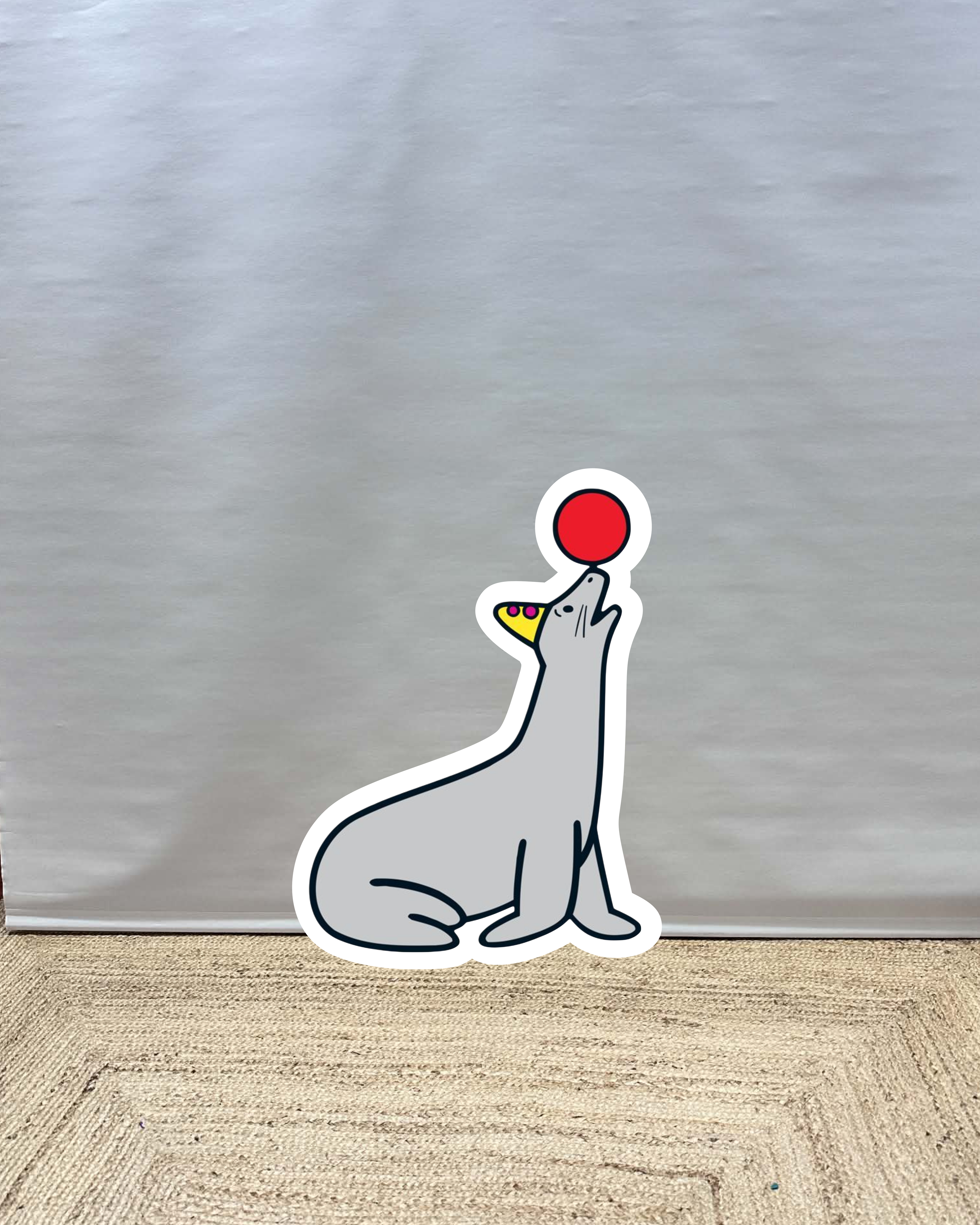 Bumba Zeeleeuw cut-out decoratie voor feest