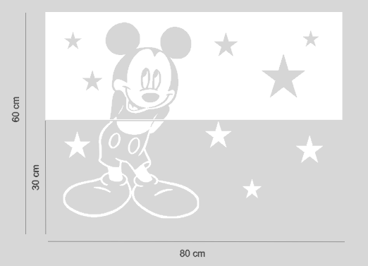 Raamfolie Mickey