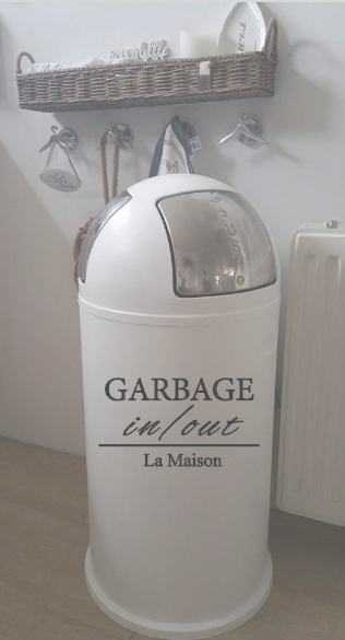 Prullenbak Sticker garbage 1