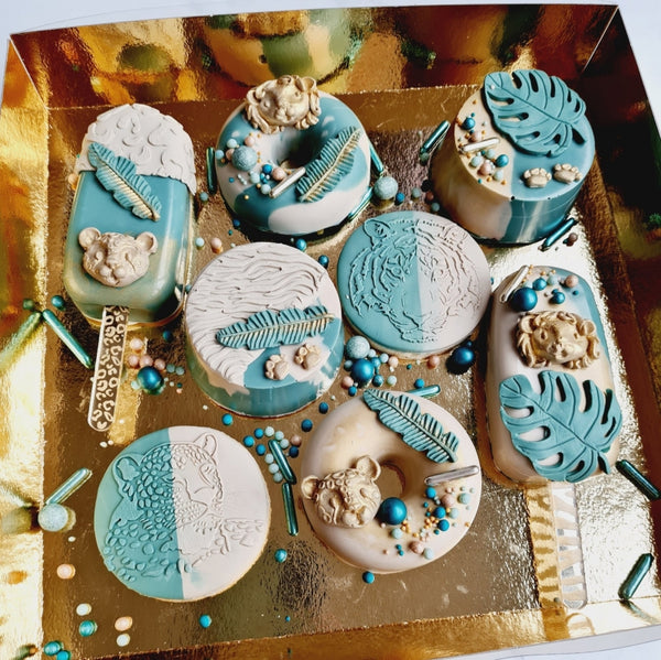 Koek fondant stempel tijger