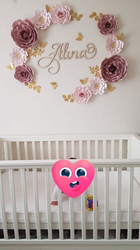 Paper flower set Alina