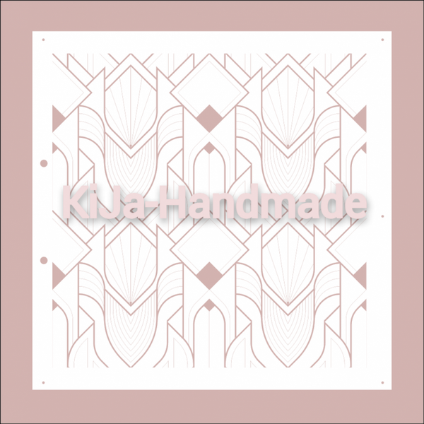 Stencil Art deco