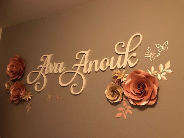 Paper flower set Nalani