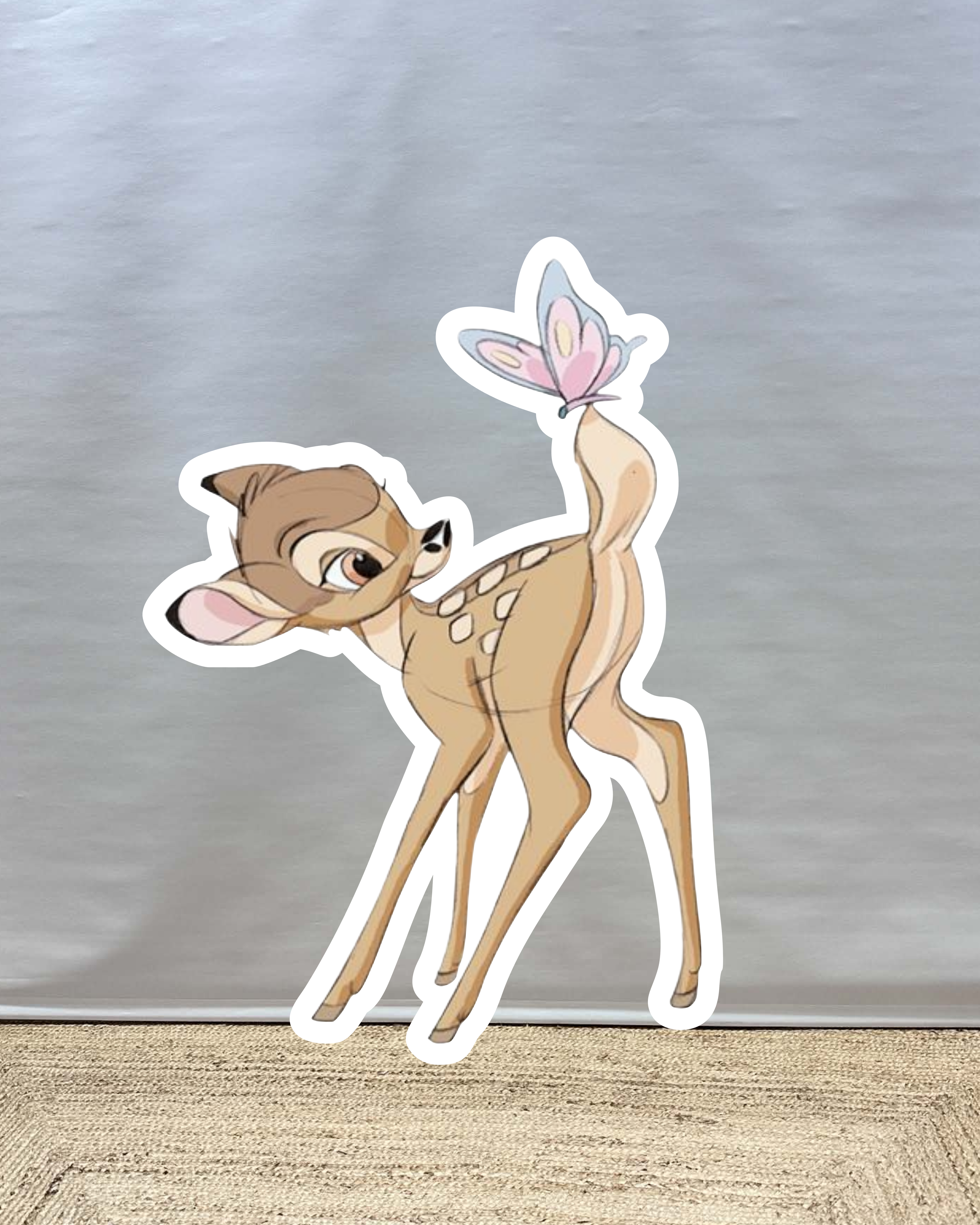 Bambi cut-out decoratie voor feest