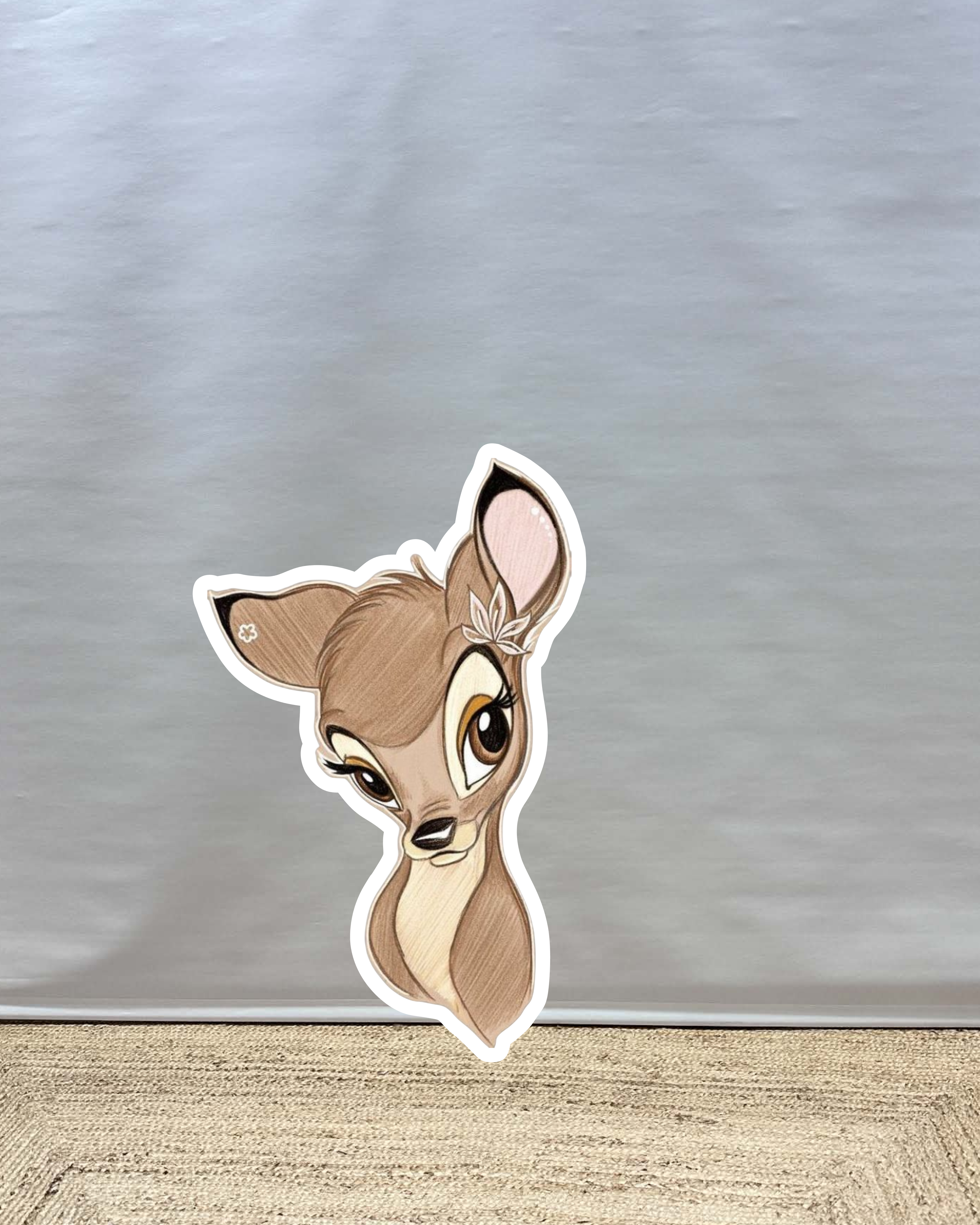 Bambi cut-out decoratie voor feest