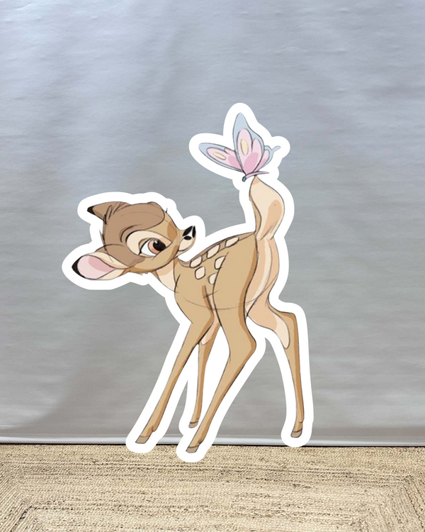 Bambi cut-out decoratie voor feest