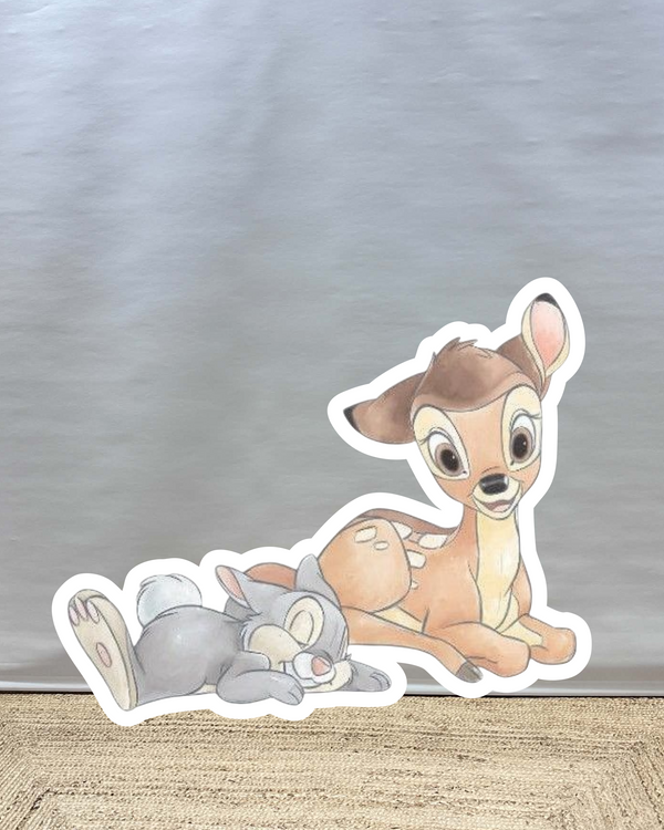 Bambi & Stampertje cut-out decoratie voor feest