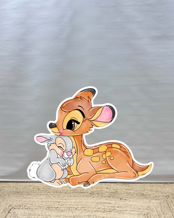 Bambi & Stampertje cut-out decoratie voor feest