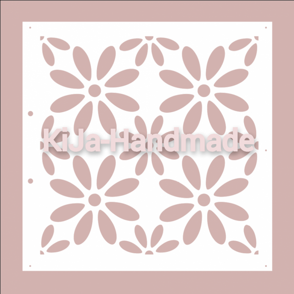 Stencil Big daisy