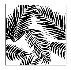 Koek fondant stempel bladeren 2 patroon