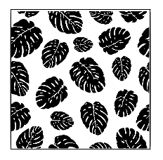 Koek fondant stempel bladeren 3 patroon