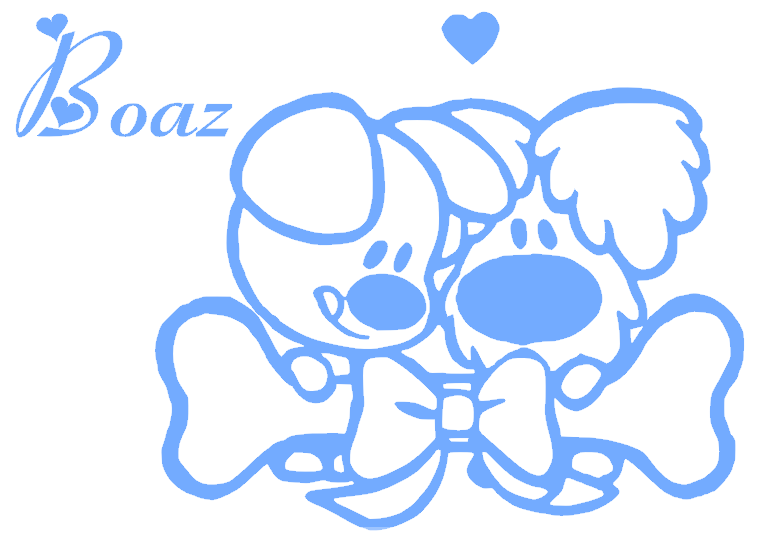 **Sticker Woezel en Pip Boaz