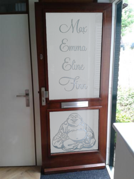 Raamfolie Deur Bolle Buddha