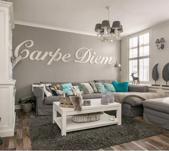 Houten letters Carpe Diem