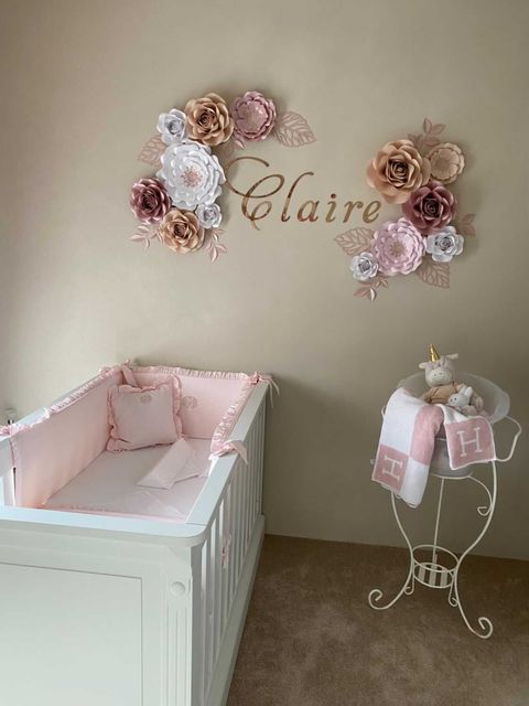 Paper flower set Daphne + Naam