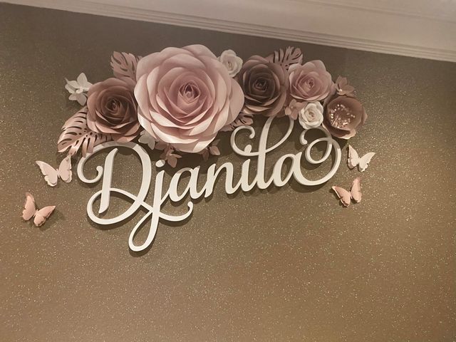 Paper flower set Djayla + Naam