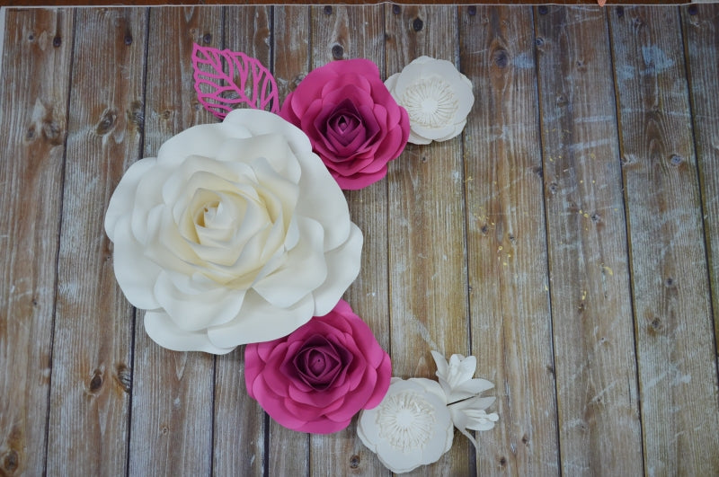 Paper flower set 11