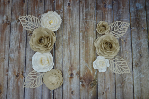 Paper flower set 12