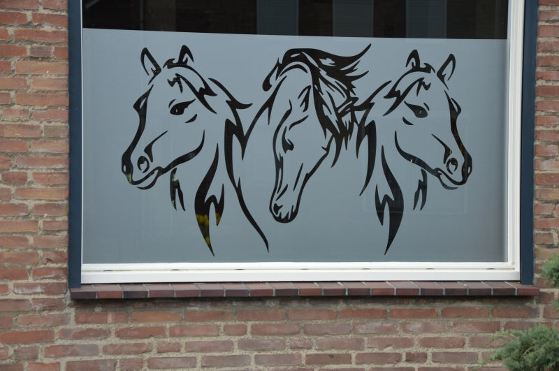 Raamfolie 3 paarden