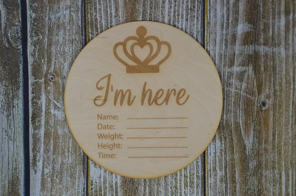 I'm  here bordje kroon 2