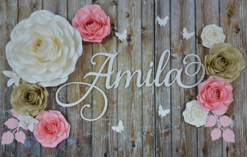 Paper flower set Amila + Naam