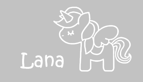 Raamfolie Eenhoorn 3