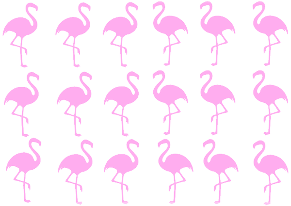 **Sticker Flamingo 6,5cm