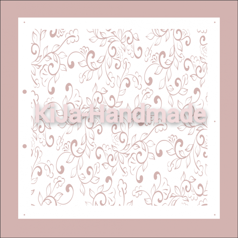 Stencil Floral