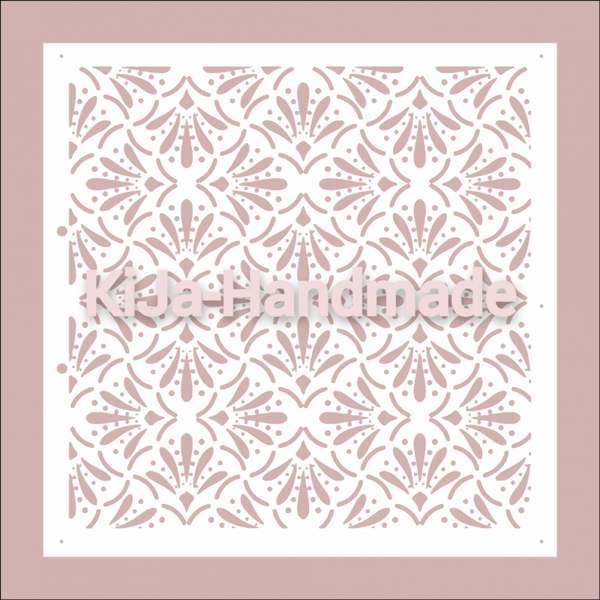 Stencil Flower field