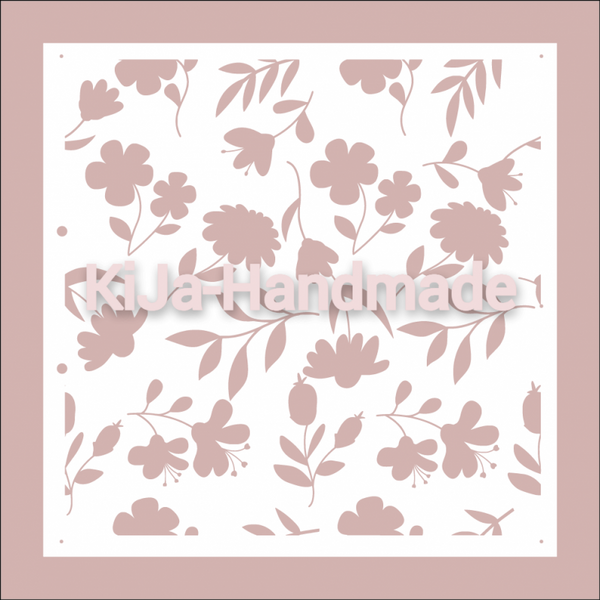 Stencil Flowers