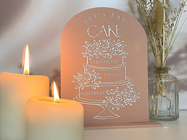 Lets eat cake met bloemen