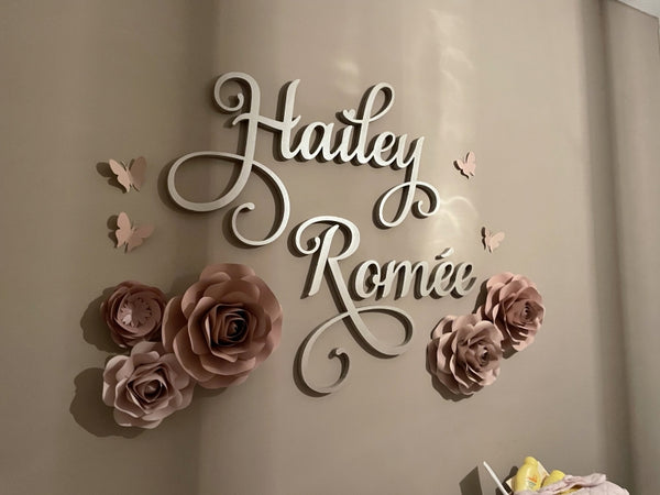 Paper flower set Nalani + Naam