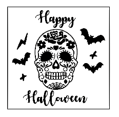 Koek fondant stempel Happy halloween