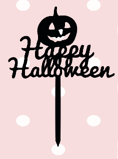 Taarttopper Happy halloween