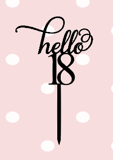 Taarttopper Hello 18