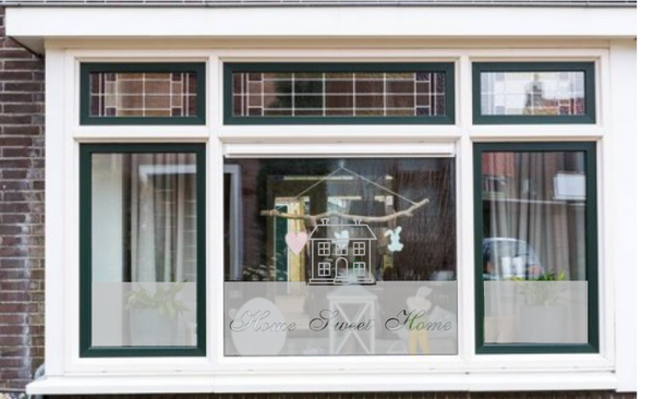 Raamfolie huisje 3
