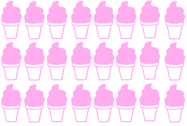 **Sticker ijsjes 6cm