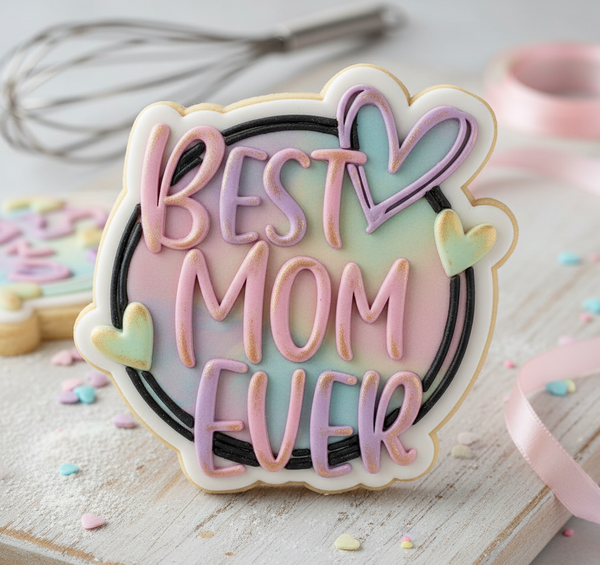 Koek stempel | Fondant embosser | Best mom ever