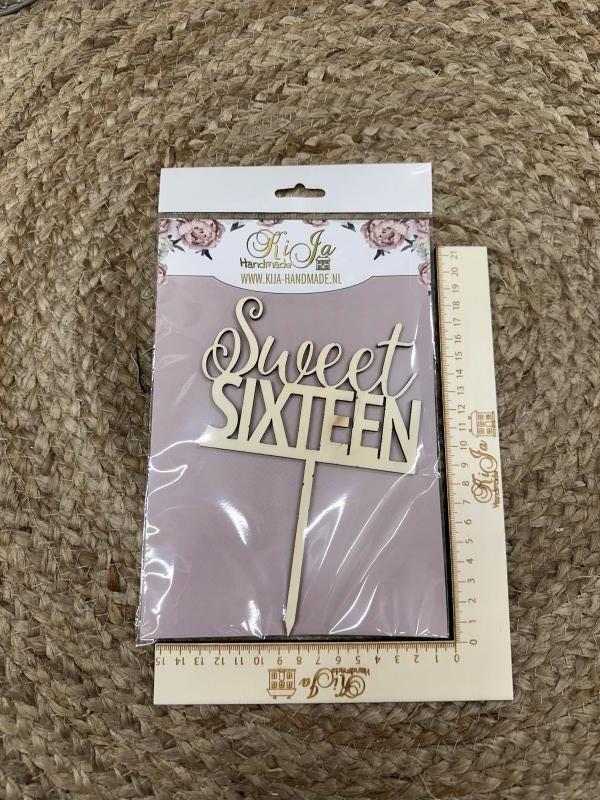 SALE Hout Sweet sixteen