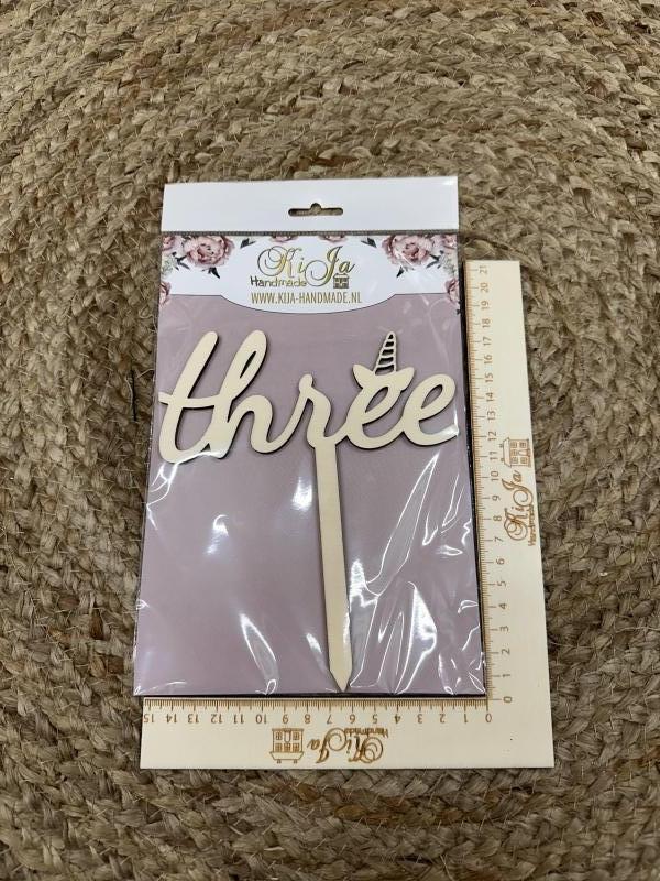 SALE Hout Three unicorn