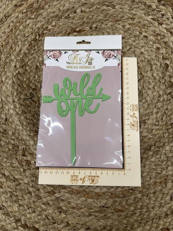 SALE 3d print Groen wild one
