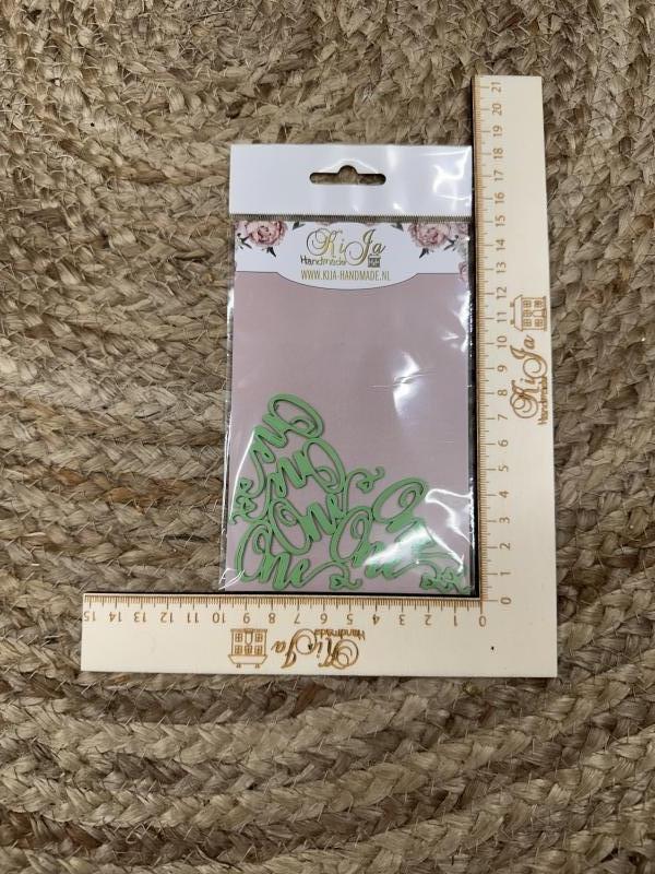 SALE 3d print groen one (6 stuks)