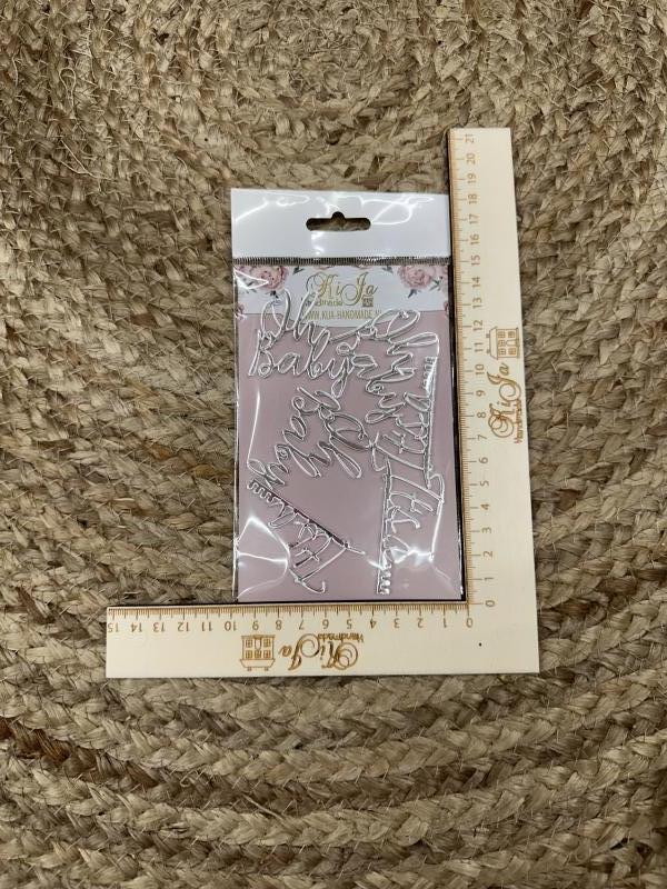 SALE Acryl zilver Its a (6 stuks)