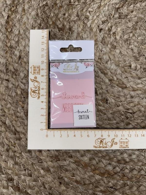 SALE Stempel 3d print sweet sixteen
