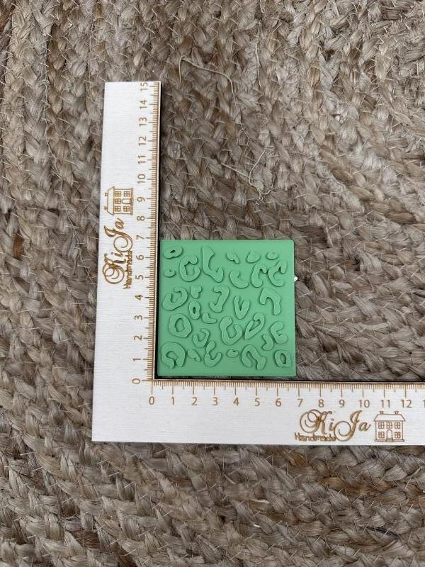 SALE Stempel 3d print Panterprint groen