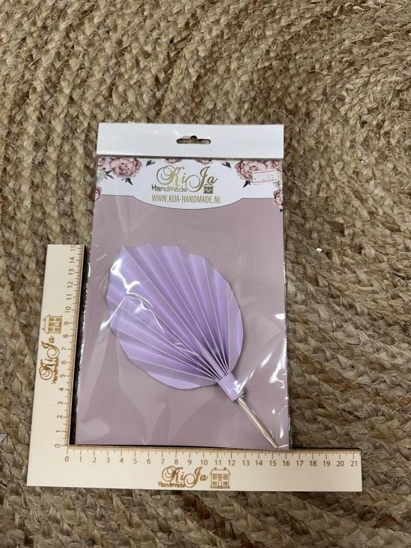 SALE Waaier rond lila