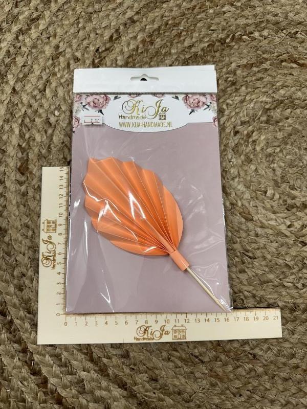 SALE Waaier rond peach