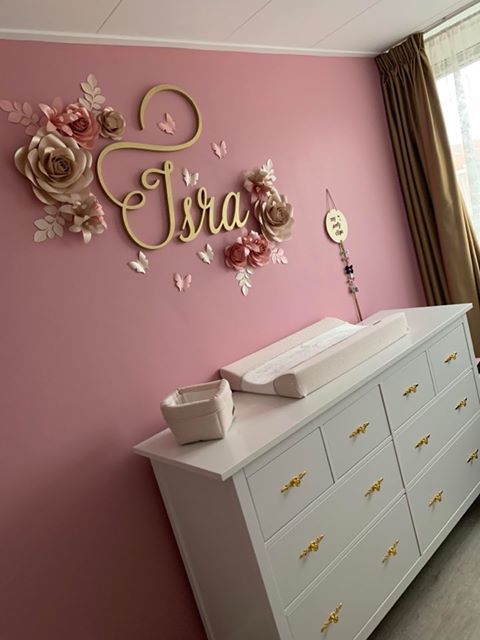 Paper flower set Isra + Naam