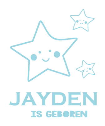 Geboorte sticker Jayden