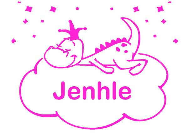 **Sticker Dirkje Draak Jenhle